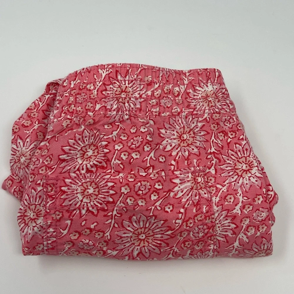 GAP KIDS: Pull-On Cargo Shorts, Pink Flower Print, Size Small